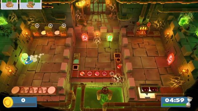 playing overcooked 2 on Ps4