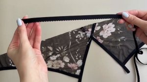 Бралетт внахлёст из эластичной сетки.Бесплатная выкройка.