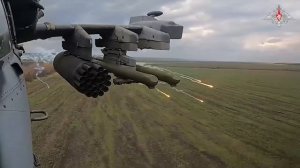 Боевая работа экипажей Ка-52 в ходе СВО