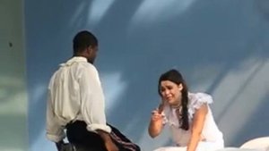 Othello and Desdemona - Shakespearean  Festival,  Отелло душит Десдемону (финальная сцена)
