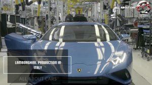 Lamborghini. Production in Italy