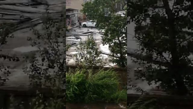 П.Чернышевск Забайкальский край магазин светофор снесло крышу