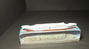 BRITANNIC WRECK (BEFORE AND AFTER) DIORAMA/ How to make/ DIY/ TITANIC SISTER SHIP
