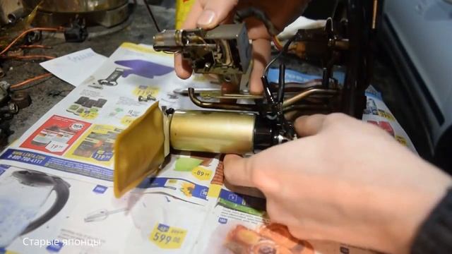Чистка датчика уровня топлива. смотреть онлайн