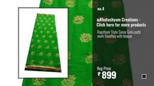 Top 10 Style Sarees [2018]: Mimosa Women's Traditional Art Silk Saree Kanjivaram Style With Blouse