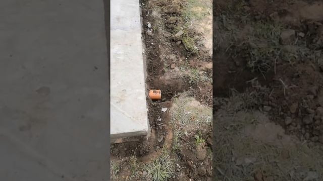 Утеплённая отмостка и водоотведение