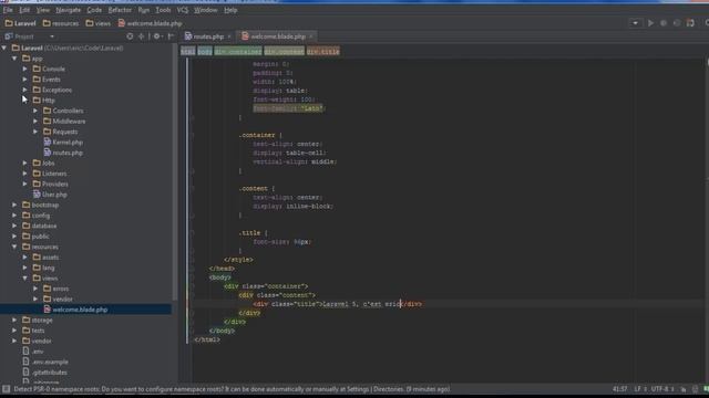 Laravel 5.1 (Windows) - 039 - Homestead 2.0 fonctionnement homestead + phpstorm смотреть онлайн