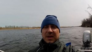 обкатка лодочного мотора после ремонта на Волге в Волгограде. Аллюр 40-2к honda bf 50