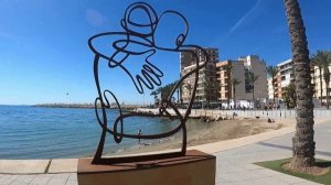 playa del cura (walking tour)(torrevieja promenade )torrevieja alicante costa Blanca spain