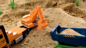 Bibo play with toys bridge blocks construction vehicles