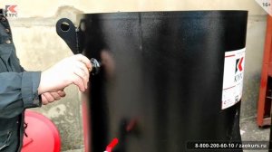 Установка КПДУ и влагомаслоотделителя на аппарат