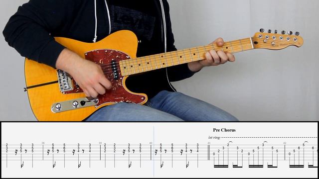 RIVAL SONS - OPEN MY EYES | Guitar Cover Tutorial (FREE TAB) смотреть онлайн