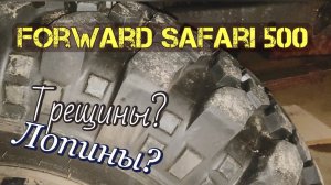 Резина forward safari 500 лопины и трещины спустя 1 год эксплуатации