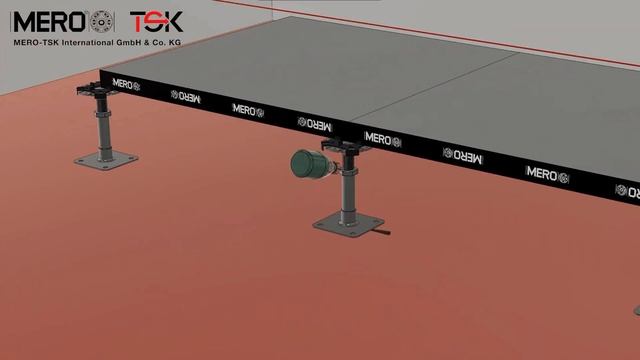 Инструкция по монтажу фальшпола MERO тип 5, тип 6 (600х600 мм.) смотреть онлайн