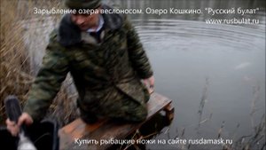 Зарыбление веслоносом. Озеро Кошкино