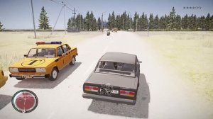 КРАСИВО УШЕЛ ОТ МЕНТОВ - ДПС ПОГОНЯ СО СТРЕЛЬБОЙ  ГТА 4 КРИМИНАЛЬНАЯ РОССИЯ