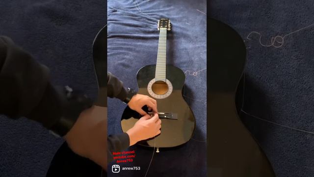 How to turn an Acoustic Guitar into A Bass Guitar