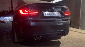 BMW X6M F86 S63 exhaust sound (мощный и красивый звук с двумя режимами громкости)