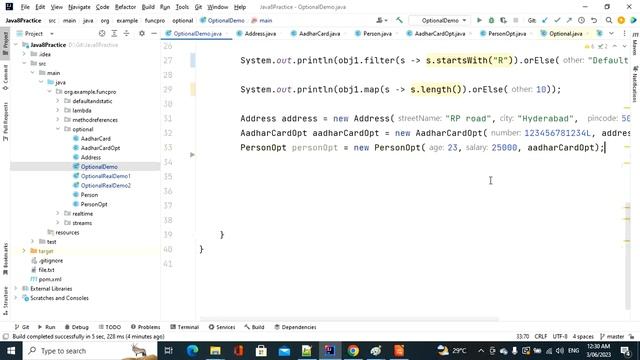 Optional in Java8 смотреть онлайн
