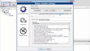 Code::Bloks. "*** - Debug" uses an invalid compiler. Ошибка - Не компилируется программа