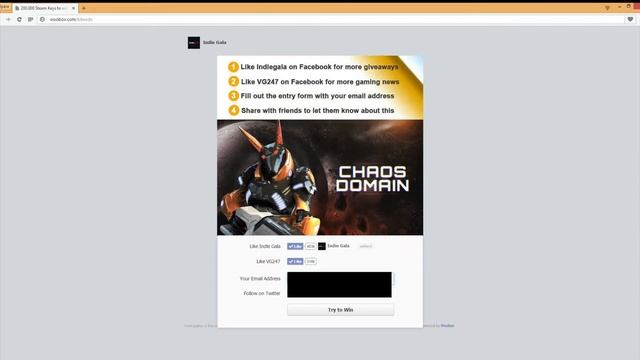 Получаем стим ключ Chaos Domain смотреть онлайн