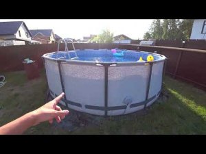 Каркасный бассейн 2й год использования плюсы минусы плюшки и ВОЛШЕБНЫЕ ТАБЛЕТКИ