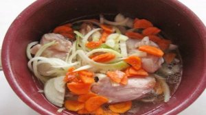 Пшенная каша с курицей