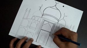 Ramadan Drawing Easy || Eid Drawing || Pencil Drawing || Pencil Sketching || رسم رمضان