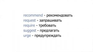 Сослагательное наклонение в английском языке. Упражнение