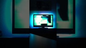 AMV on Selfmade Ambilight with 100 RGB LEDs