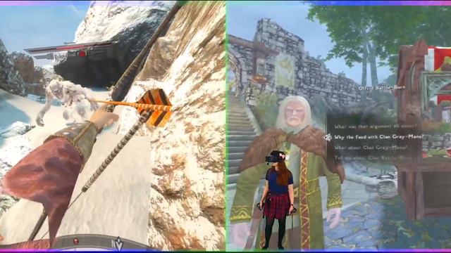 Skyrim VR Playthrough Auriel's Dream Mod (Part 2) смотреть онлайн