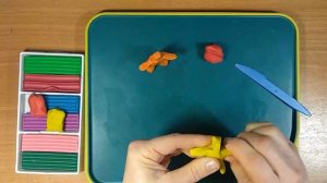 Елена Демидова, воспитатель Школы № 236. Лепка «Хоровод дружбы»