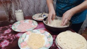 Блинный пирог с начинкой