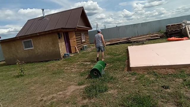 Площадка, подиум для бассейна. Собираем бассейн. смотреть онлайн