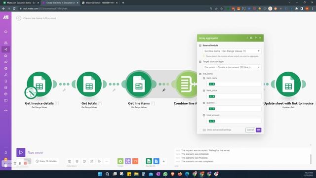 Automate PDF documents with Make.com (Integromat), Documint & Google Sheets - Line items смотреть онлайн