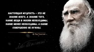 ТОП-10 Очень Мудрых Цитат Льва Николаевича Толстого