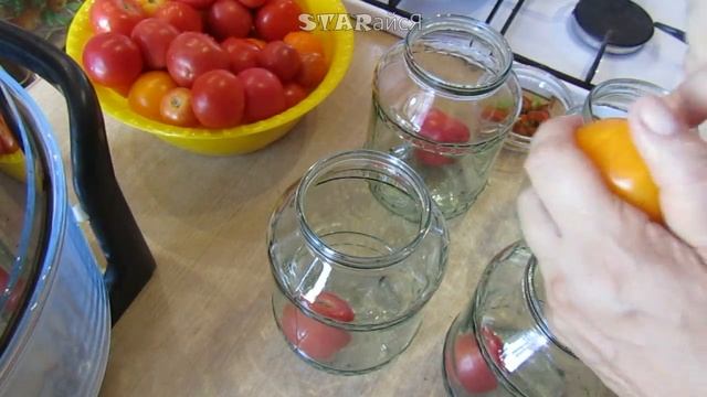 Томаты в собственном соку. Мой рецепт томатов.....