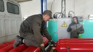 Замена метановых баллонов на грузовом транспорте (Минск)