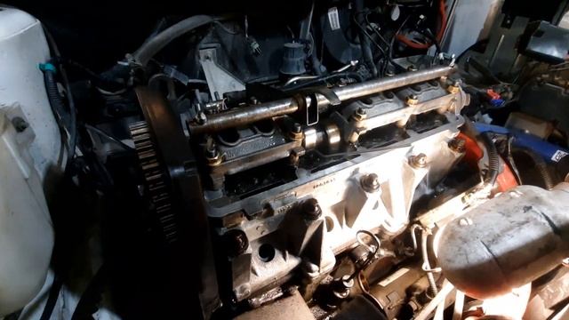 Капитальный ремонт двигателя моей Гранты. Установка УНИВЕРСАЛЬНОГО СПЛИТТЕРА. смотреть онлайн