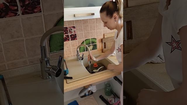 Смеситель OUTE установили