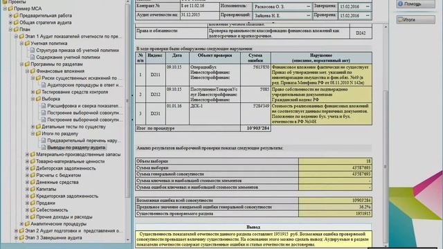 Методика аудита по МСА (Часть 3: Планирование аудита)