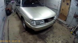 ваз 2110 замена телевизора . вытяжка лонжеронов