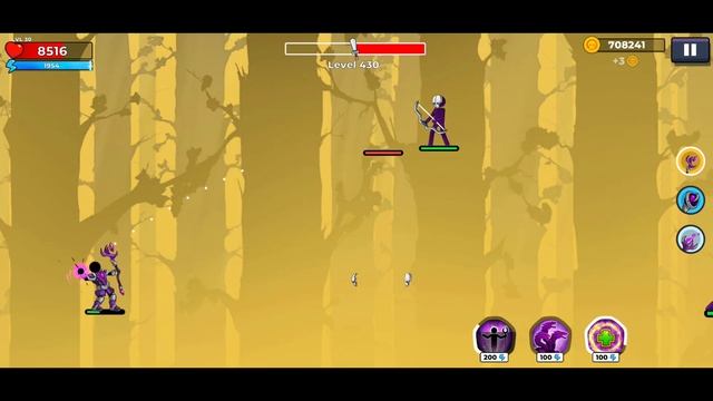 The archers 2_Void Staff Wizard VS Level 430 boss смотреть онлайн