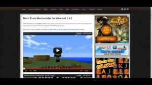 Tutorial "Back Tool MOD" Minecraft 1.4.2 [ITA]