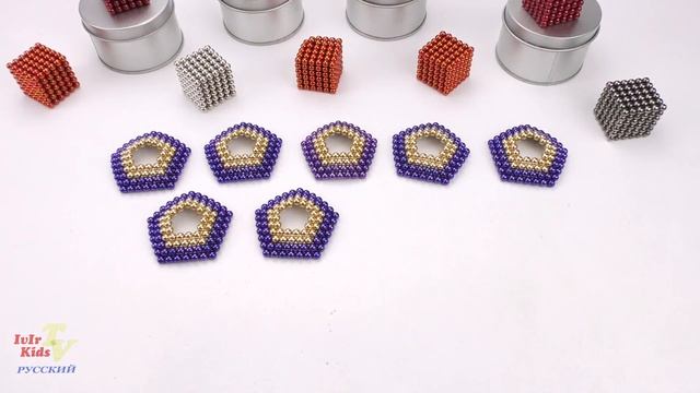 Как сделать Мяч из Магнитных шариков Неокуб Магнитный Игры с магнитами Учим цвета смотреть онлайн