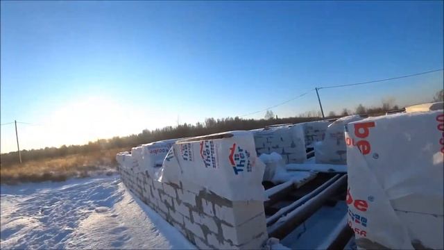 ?ЗИМОЙ НА СТРОЙКЕ! Как обстоят дела? Второй год зимы для недостроенного дома. смотреть онлайн