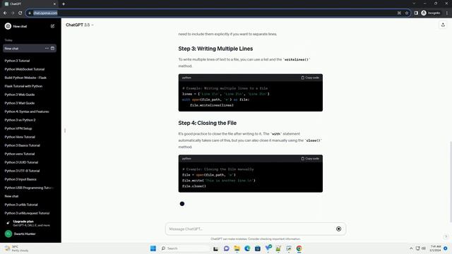 python 3 write to file смотреть онлайн