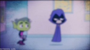 Юные Титаны, вперёд! Бист Бой и Рейвен "Химия" BBRae (Beast Boy, Raven)
