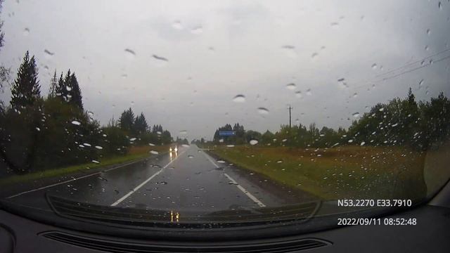 Driving in Bryansk region: Брянск - Почеп 11/09/2022 (timelapse 4x) смотреть онлайн