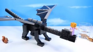 Minecraft Ultimate Ender Dragon Figure vs Bees Review Mattel